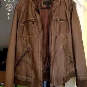 Bernardo Brown Leather Jacket